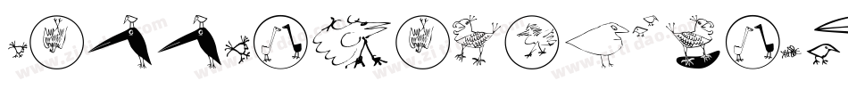 LittleBirdsRegular字体转换