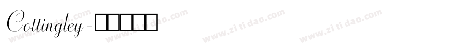 Cottingley字体转换