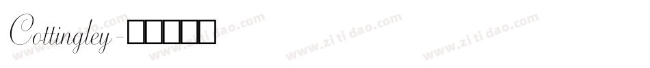 Cottingley字体转换