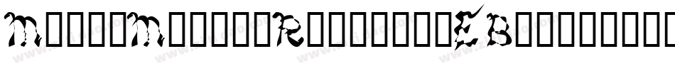 ManicMondayRegular-EBzr字体转换