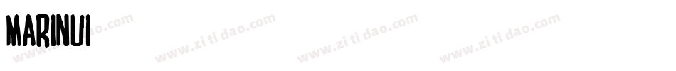 Marinui字体转换