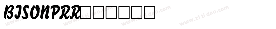 BISONPRR字体转换