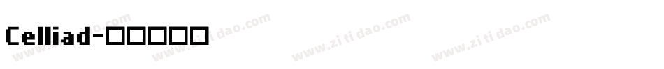 Celliad字体转换