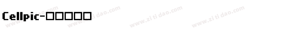 Cellpic字体转换