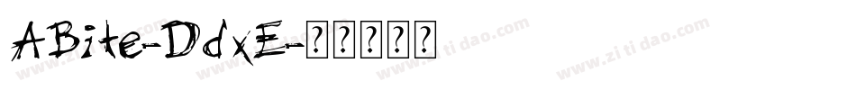 ABite-DdxE字体转换