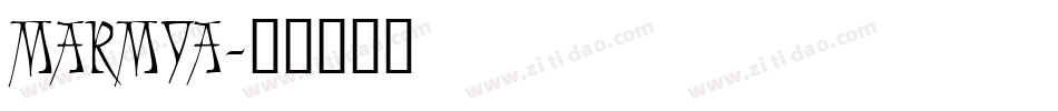 MARMYA字体转换