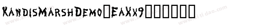 KandisMarshDemo-EaXx9字体转换