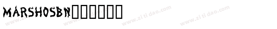MARSHOSBN字体转换