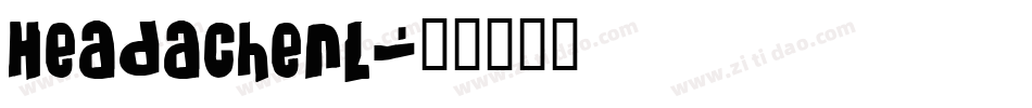 HeadacheNL字体转换