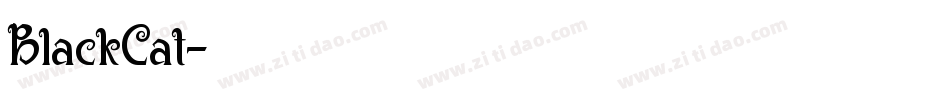 BlackCat字体转换