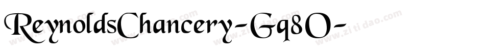 ReynoldsChancery-Gq8O字体转换