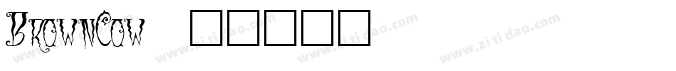 BrownCow字体转换