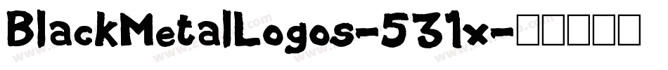 BlackMetalLogos-531x字体转换