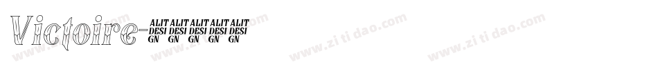 Victoire字体转换