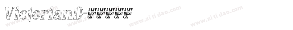 VictorianD字体转换