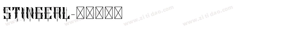 STINGERL字体转换