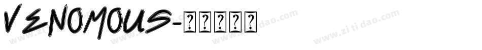 Venomous字体转换