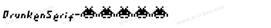 DrunkenSerif字体转换