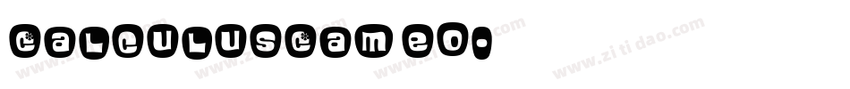 CalculusCameo字体转换