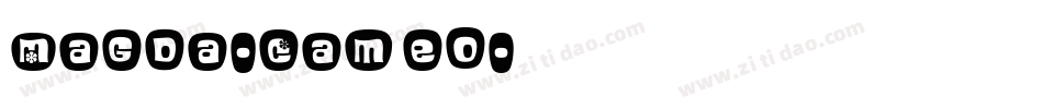 Magda-Cameo字体转换