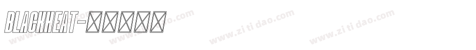 Blackheat字体转换
