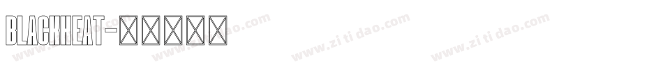 Blackheat字体转换