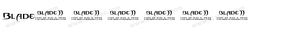 Blade字体转换