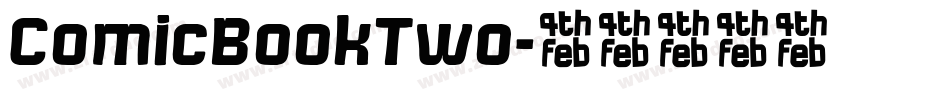 ComicBookTwo字体转换