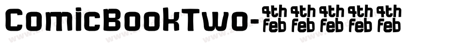 ComicBookTwo字体转换