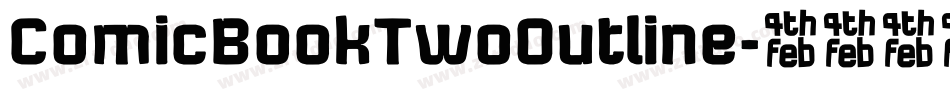 ComicBookTwoOutline字体转换