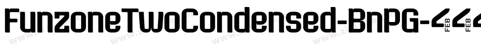 FunzoneTwoCondensed-BnPG字体转换