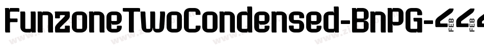 FunzoneTwoCondensed-BnPG字体转换