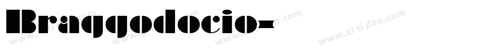 Braggodocio字体转换