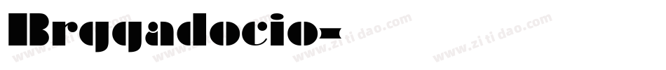 Brggadocio字体转换