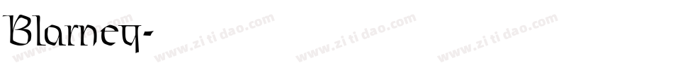 Blarney字体转换