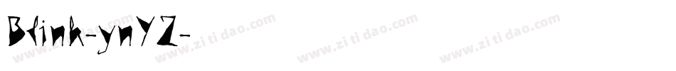 Blink-ynYZ字体转换