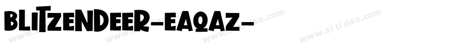 BlitzenDeer-EaqAz字体转换
