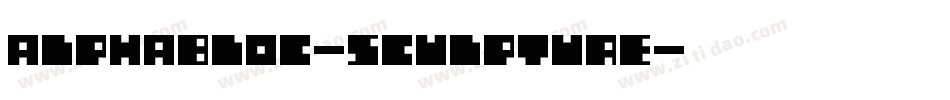 AlphaBloc-Sculpture字体转换