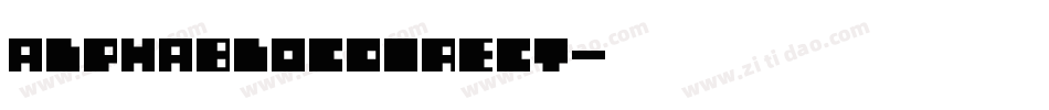 AlphaBlocDirect字体转换