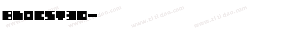 Blocst3d字体转换