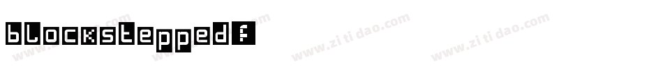 blockstepped字体转换
