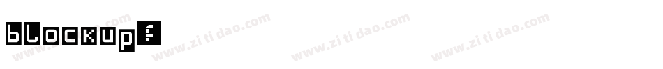 blockup字体转换