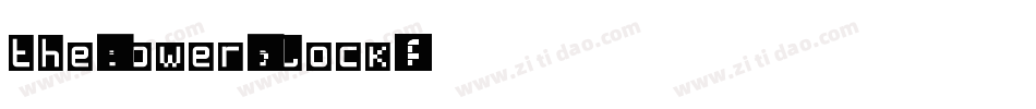 the-tower-block字体转换