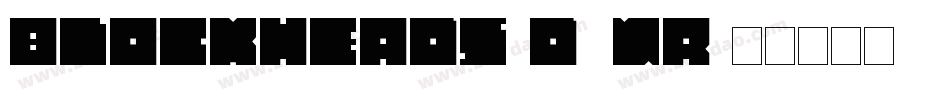 Blockheads-D4nR字体转换
