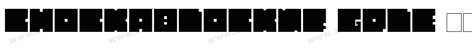 ChockABlockNf-gplE字体转换
