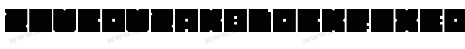 ZivcovzakBlockFixed20Regular-lggpe字体转换