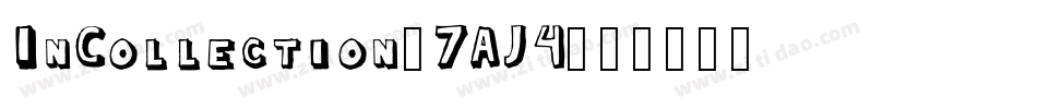 InCollection-7AJ4字体转换