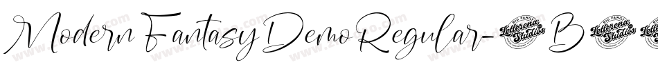 ModernFantasyDemoRegular-4B74W字体转换 ModernFantasyDemoRegular-4B74W字体转换