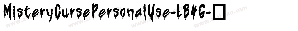 MisteryCursePersonalUse-LB4G字体转换