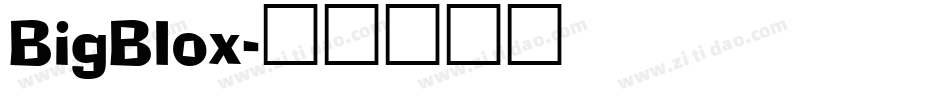 BigBlox字体转换